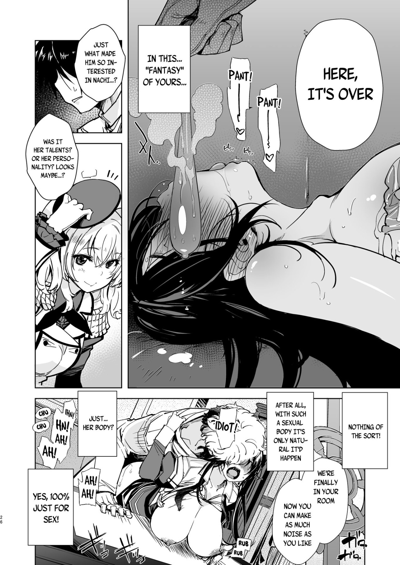 Hentai Manga Comic-Report of the Secretary Kashima 3-Read-25